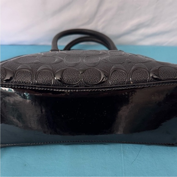 Coach Black Satchel Bag - Picture 5 of 9